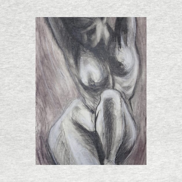 Kneeling 3 -  Female Nude by CarmenT